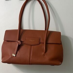 Bradley London Brown Leather Tote Bag